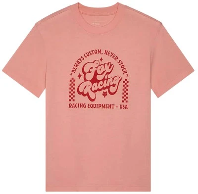 Camiseta de manga corta Fox Racing Never Stock rosa pálido para mujer Foto 1 de 2