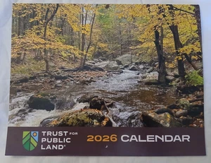 Trust For Public Land - 2026 Wall Calendar - 16 Month - Incredible Scenic Photos - Picture 1 of 2