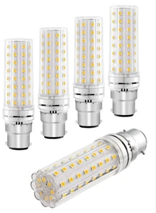 Pack of 3 B22 LED Bulbs 12w Bayonet LED Bulb, Natural White 4000K LED Corn Bulbs - Picture 1 of 8