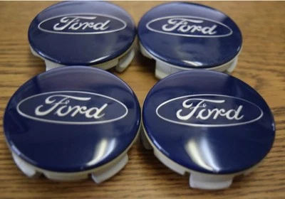 SET OF (4) FOUR FORD FUSION FOCUS FIESTA ESCAPE EDGE OEM CENTER CAP 6M21-1003-AA - Image 1 of 3