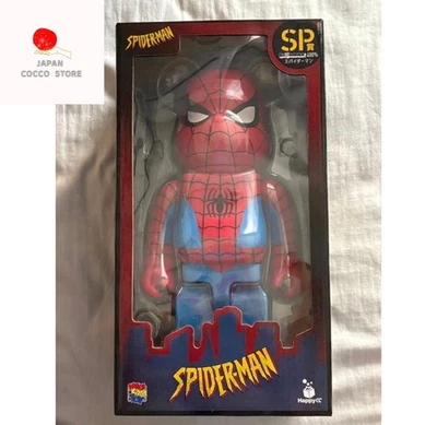 BE@RBRICK 蜘蛛侠 400% 漫威快乐彩票 最后奖 限量 罕见 全新 — 第 1/4 张图片