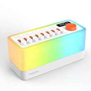 Máquina de Sonido para Dormir Ruido Blanco con 8 Sonidos Naturales, Bluetooth Portátil Spea - Imagen 1 de 7