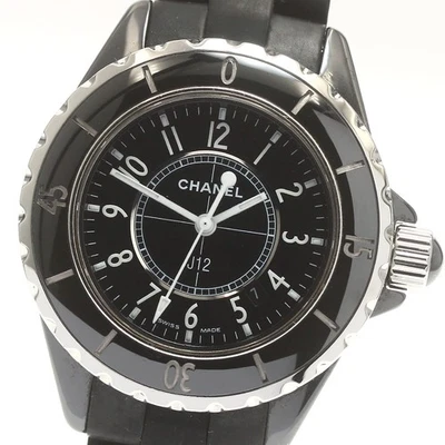 CHANEL J12 H0681 Black ceramic black Dial Quartz Ladies Watch_880815 - Image 1 of 4
