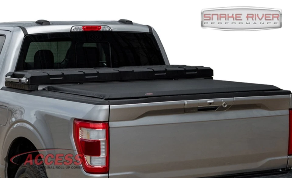 Caja de herramientas de acceso cubierta Tonneau para 08-16 Ford F-250 F-350 F-450 Super Duty plataforma de 8' Foto 1 de 4