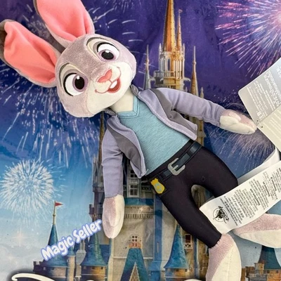 Disney Parks 2025 Zootopia 2 Plush Stuffed Animal Judy Hopps Bunny Rabbit New - Image 1 of 4