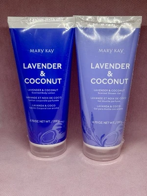 Mary Kay Lavender & Coconut Body Lotion & Shower Gel 2/28 6.7 FL OZ 🔥 - Image 1 of 4