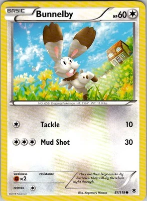 Bunnelby XY - Phantom Forces 87/119 Normal NM - Image 1 of 2