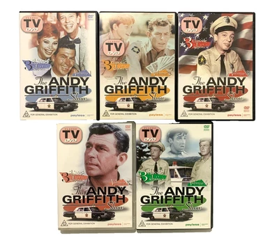 The Andy Griffith Show DVD Season 1 2 3 4 5 PAL Region Free Classic TV DVD VGC - Image 1 of 4