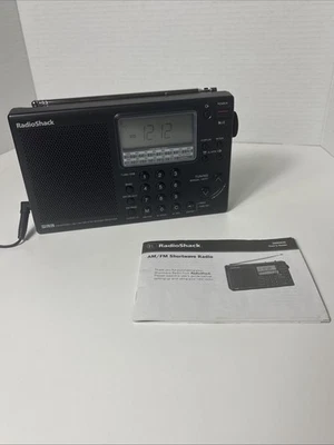 Radio Shack DX-375 Portable AM/FM/Multi-Band Shortwave Radio Receiver Works READ - Image 1 of 4