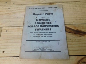 1955-56 R. HERSCHEL MANUFACTURING CO. Catalogo ricambi riparazione 88A Paducah Iron Co. - Foto 1 di 4