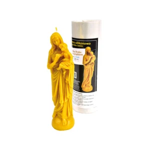Kerzengießform Maria mit Kind Silikonform Kerzen Bienenwachs Krippe - Bild 1 von 5