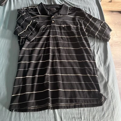 Polo a rayas vintage Knights Sportswear para hombre - talla L Foto 1 de 4