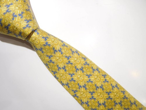 HERMÈS Cravatta uomo HERMES Francia vera seta cravatta abito classico lusso multicolore W535