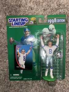 TROY AIKMAN DALLAS COWBOYS 1998 STARTING LINE-UP FIGURE - Picture 1 of 7