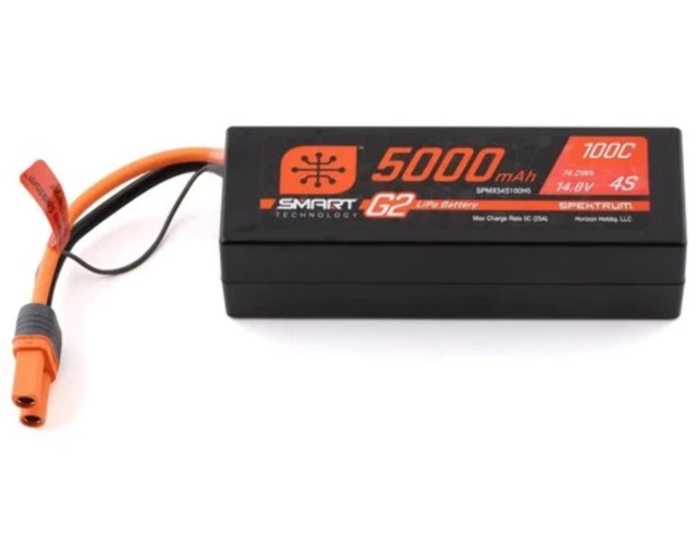 Spektrum SPMX54S100H5 Smart Hardcase LiPo Battery