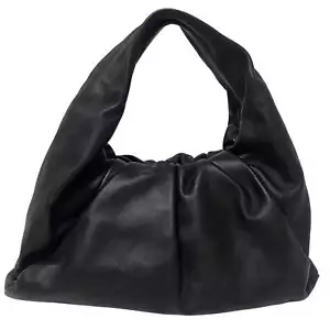 Borsa a tracolla BOTTEGA VENETA Hobo in pelle nera - Foto 1 di 14