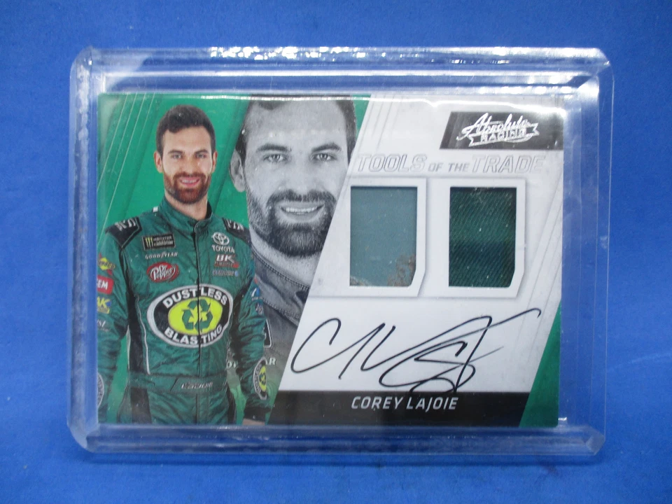 Corey Lajoie 2017 PANINI Absolute Racing Tools of the Trade Autograph # TTDS-CL - Image 1 of 2