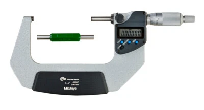Mitutoyo 293-333-30 - 3" - 4"/100mm Digimatic Micrometer RA .00005, IP65 SPC - Image 1 of 3