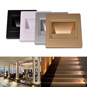 1/10/20x LED Wall Plinth Recessed Stair Hall Footlight Aisle Lamp Lights 85-265V - Picture 1 of 9