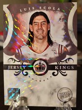 2010-11 Donruss Jersey Kings Press Proofs Basketball Card #6 Luis Scola /100
