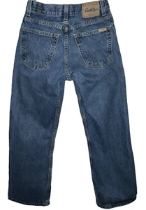 Levi Strauss Loose Fit Blue Jeans- Adjustable Waist - Boy's Sz 16 - 28 x 27 - Picture 1 of 10