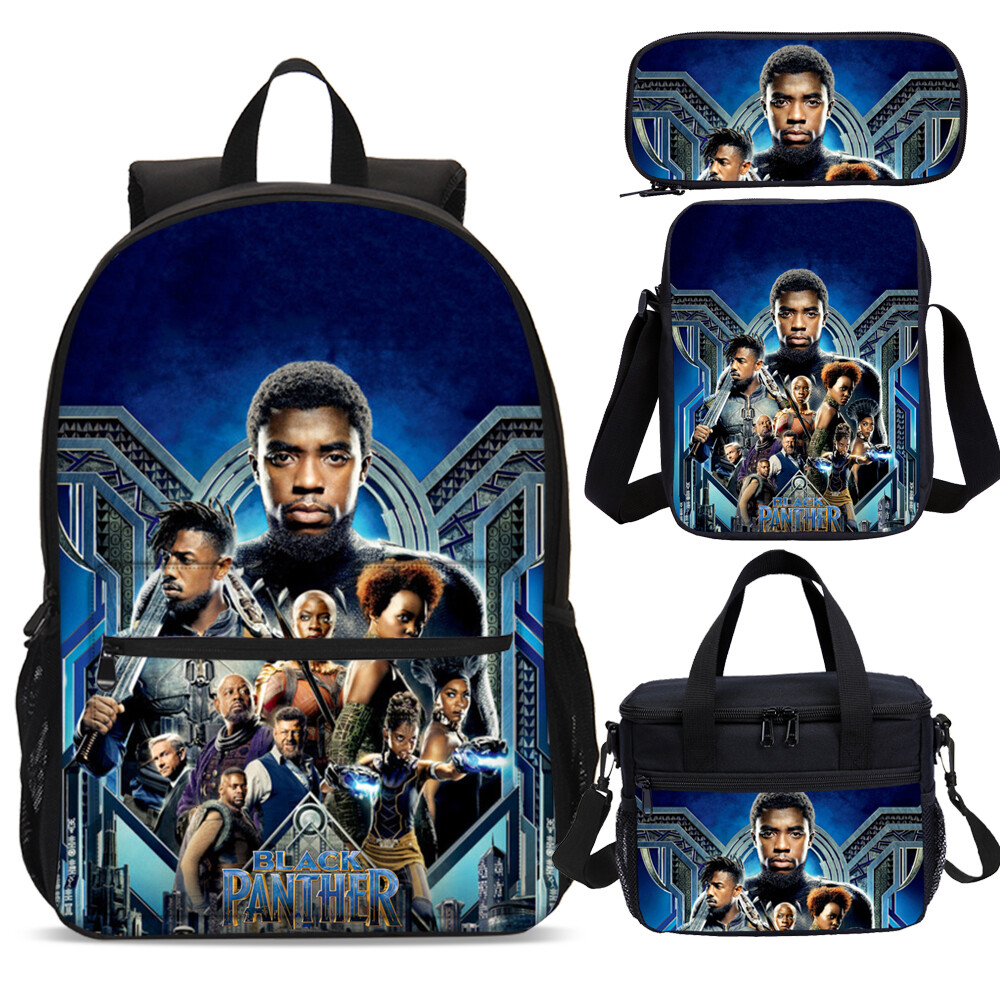 Black Panther Bookbag Backpack 
