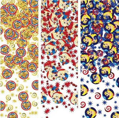 DC SUPER HERO GIRLS Mesa Fiesta Cumpleaños CONFETI 1 Pack con 3 Tipos Suministros Foto 1 de 2