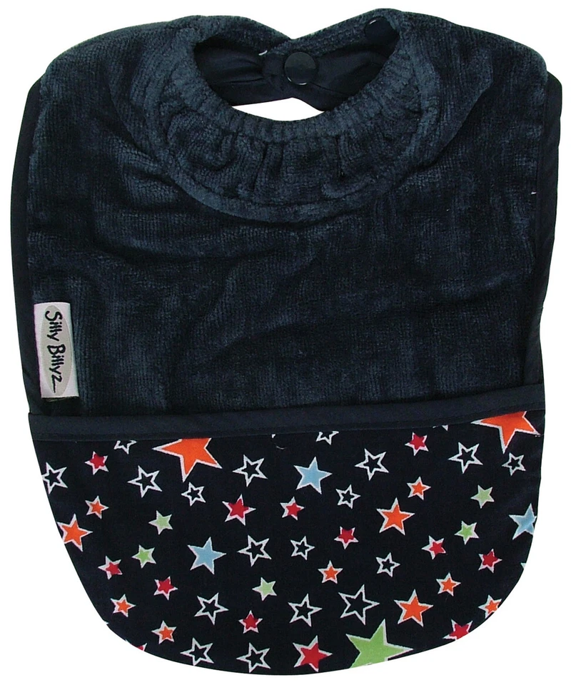 Silly Billyz Cómoda Toalla de Algodón Premium Babero para Niños Pequeños con Bolsillo - 360525 Foto 1 de 1