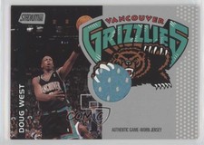 2000-01 Topps Stadium Club Game-Worn Jersey Doug West #SC-VG10