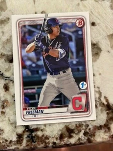 2020 BOWMAN 1st EDITION CARD CLEVELAND INDIANS TYLER FREEMAN #BFE-40 - Picture 1 of 1