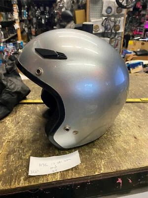 Casco Open Face 3/4 Med Plateado HJC CS-5N Motocicleta Usado Ventilaciones de Aire Foto 1 de 4
