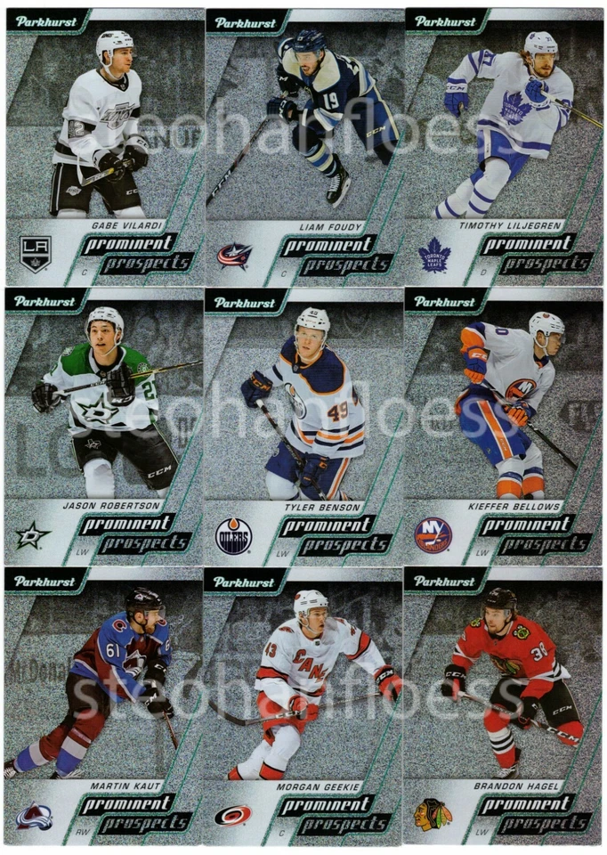 2020-21 Parkhurst Prominent Prospects Insert You Pick the Card Finish Your Set - Image 1 of 1