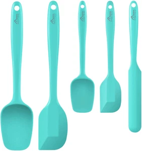 Lebensmittelqualität Silikon Gummi Spatel Set Küchenutensilien zum Backen, Kochen und - Bild 1 von 11