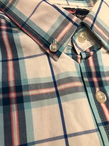 Vineyard Vines Mens L Slim Fit Whale Shirt Button Dn Large Picket Plaid NWOT - Picture 1 of 9