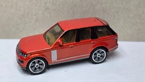 2020 Matchbox '18 Land Rover Vogue SE MB1163 Metalflake Orange Opening Trunk - Picture 1 of 11
