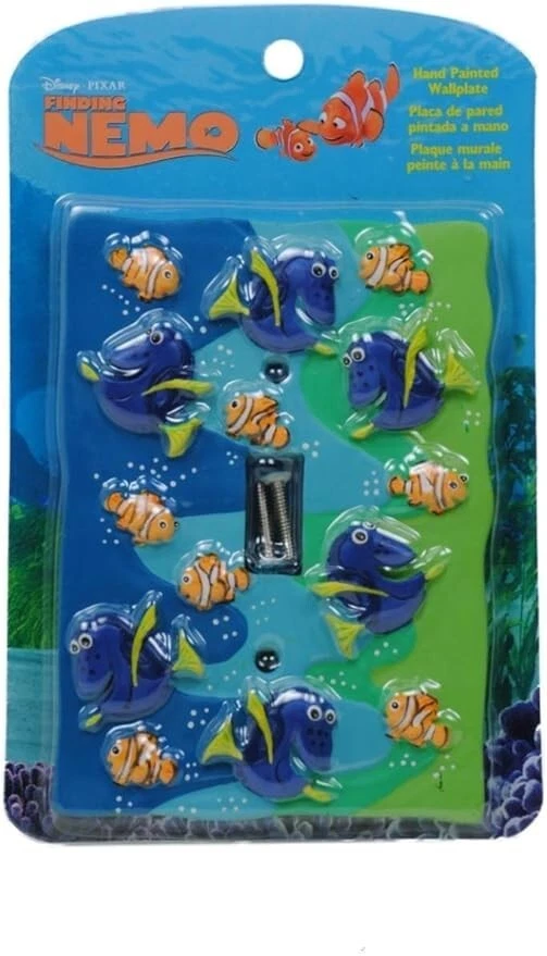 Finding Nemo Hand Painted 3d Wallplate Light Switch Cover Disney Pixar