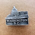 Washington D.C. Capitol Building Pewter Style Lapel Hat Pin Aq