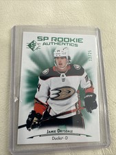 Jamie Drysdale SP Rookie Authentics /25 2021-2022 SP Hockey Anaheim Ducks !