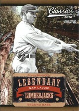 2014 Classics Legendary Lumberjacks Baseball Card #20 Nap Lajoie