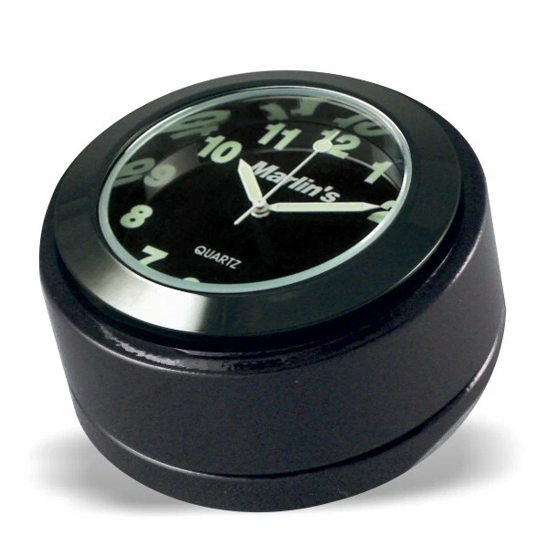 Capa de trava de garfo giratória Marlin com relógio preto serve para Harley Davidson Road King - Imagem 1 de 4