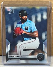 2022 TOPPS NOW Road to Opening Day #OD-251 SANDY ALCANTARA MARLINS Print Run 81