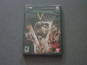 Sid Meier's Civilization V Gods & Kings Expansion Pack PC DVD-ROM New Civ 5 - Picture 1 of 2