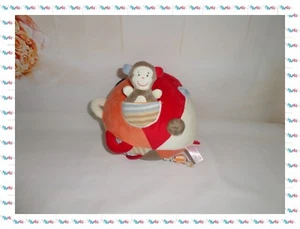 ◘ - Großer weicher Ball Esel Affe Grelot orange beige ..... Tigex  - Bild 1 von 4