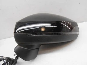 2013 Audi A3 Black Left Side View Mirror OEM E1021262 CK0825 XXDCB5 - Picture 1 of 8