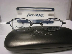 FLEX MAX  EYEGLASS FRAMES Style HALEY  Sz 43-18-125 PURPLE  free  CASE - Picture 1 of 5