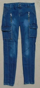 Cavi sz 9 Low rise, tapered/skinny jeans; zippered pockets, soft, stretchy - Picture 1 of 3