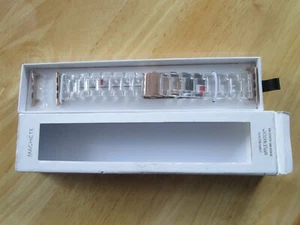 MACHETE CLEAR ROSE GOLD HARDWARE APPLE WATCH BAND - Photo 1 sur 7