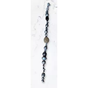 Collar Rodrigo Otazu Vintage "Seriously You Rock" 18.5" Sterling Swarovski - Imagen 1 de 13