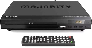 Majority Scholars Lettore DVD compatto, porta USB, cavo HDMI. RCA, CD multi regione - Foto 1 di 10
