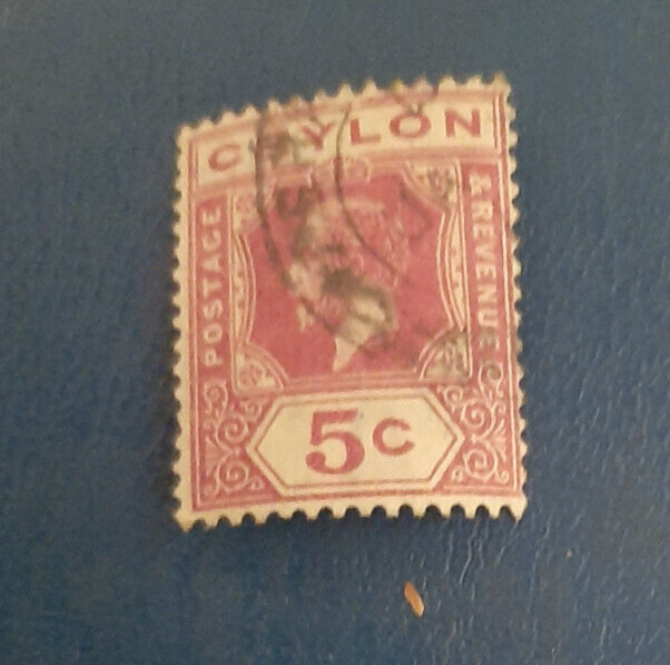 Sri Lanka - Ceylan - 1927 King George V - personne famille royale - O